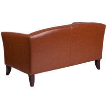 HERCULES Imperial Series Cognac Leather Loveseat