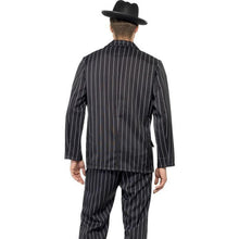 Zoot Suit Costume Male Adult Black/white - 20S Razzle Mad Fancy Dress